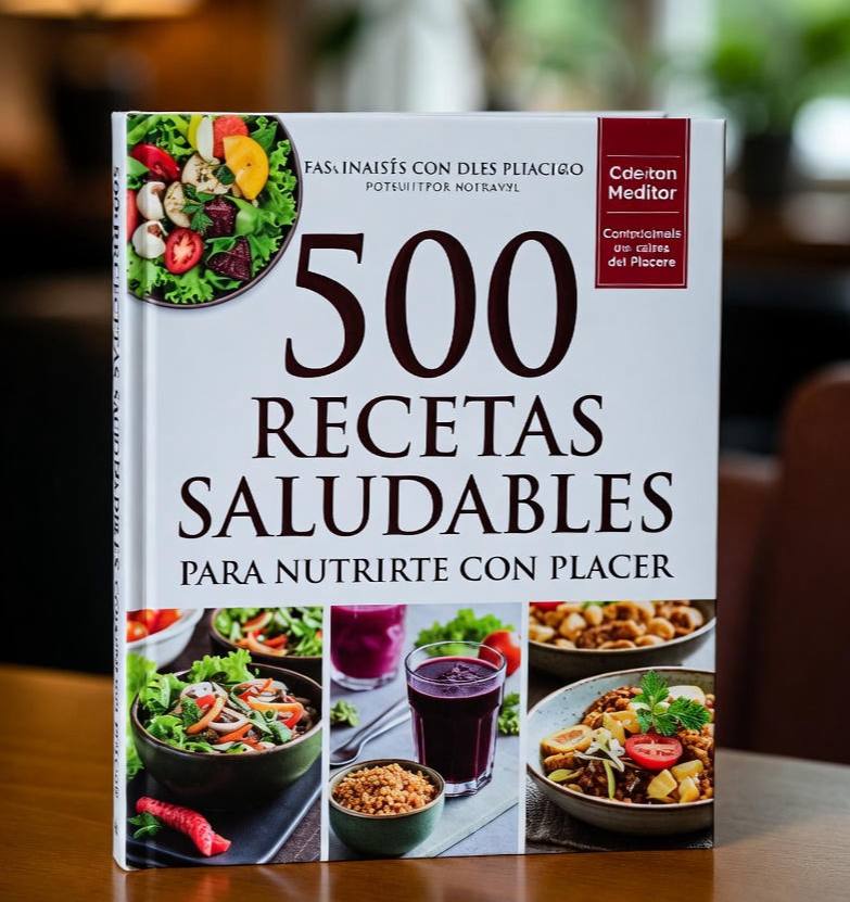 Salud en Cada Bocado: 500 Recetas saludables para Nutrirte con Placer
